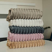 Плед Шарпей 4см. смужка Євро 200×230см