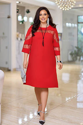 Cвяткова сукня "Розет" великого розміру батал Розміри: 50-52, 54-56, 58-60, фото 3