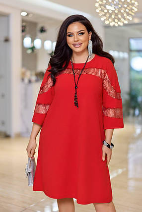 Cвяткова сукня "Розет" великого розміру батал Розміри: 50-52, 54-56, 58-60, фото 1