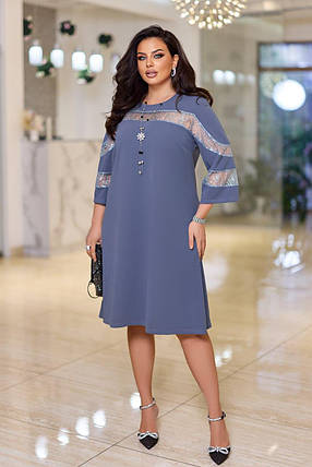 Cвяткова сукня "Розет" великого розміру батал Розміри: 50-52, 54-56, 58-60, фото 3