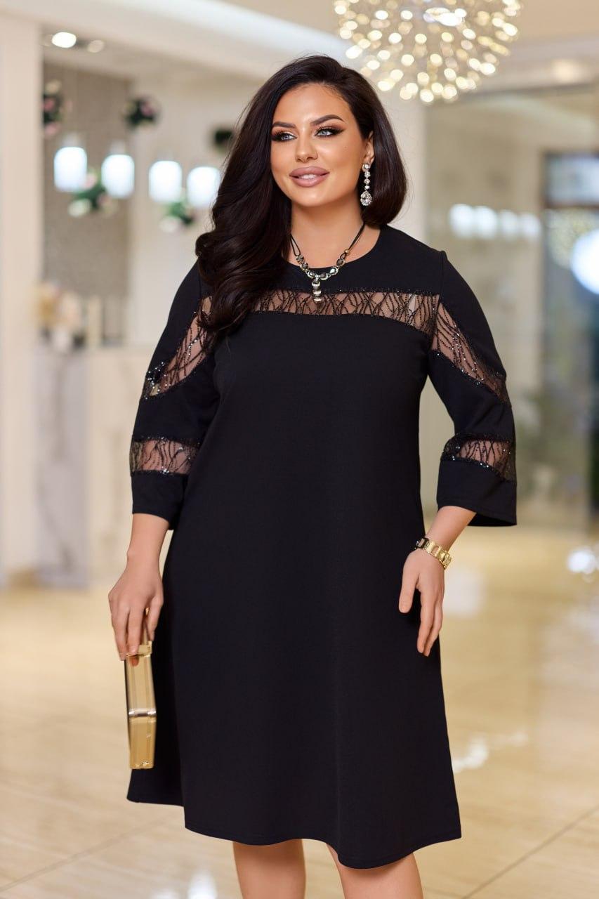 Cвяткова сукня "Розет" великого розміру батал Розміри: 50-52, 54-56, 58-60