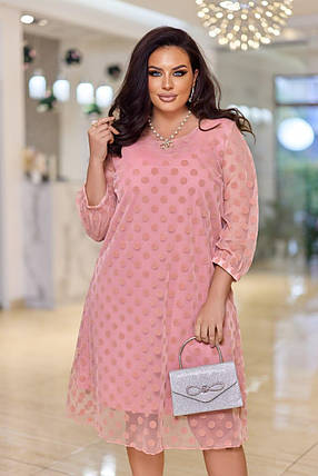 Cвяткова сукня "Інес" великого розміру батал Розміри: 50-52, 54-56, 58-60, фото 1