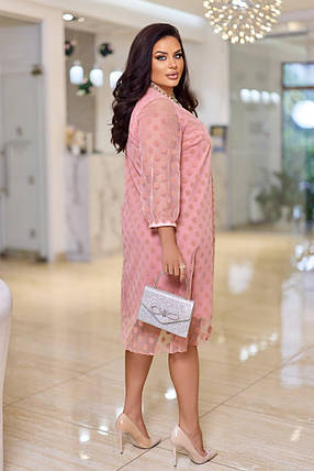 Cвяткова сукня "Інес" великого розміру батал Розміри: 50-52, 54-56, 58-60, фото 2