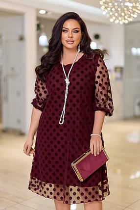 Cвяткова сукня "Інес" великого розміру батал Розміри: 50-52, 54-56, 58-60, фото 1