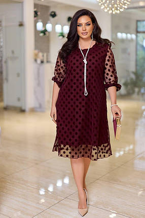 Cвяткова сукня "Інес" великого розміру батал Розміри: 50-52, 54-56, 58-60, фото 3