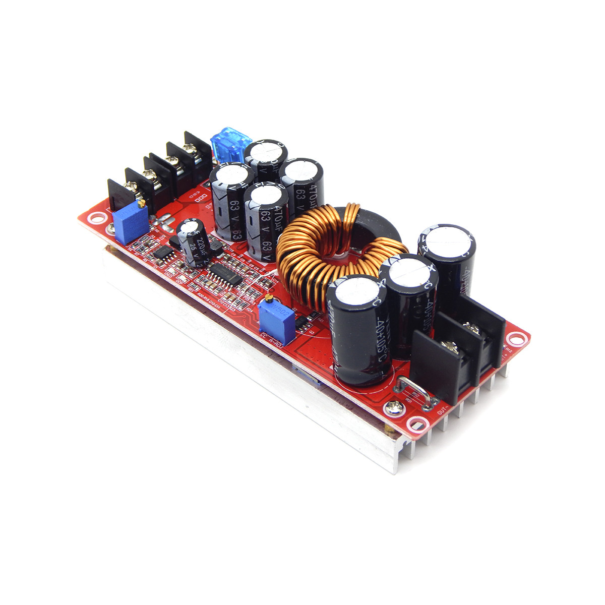Підвищувальний імпульсний модуль живлення (перетворювач напруги) DC-DC 1200 Вт 25 А 10–60 В в 12–90 В, фото 1