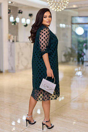 Cвяткова сукня "Інес" великого розміру батал Розміри: 50-52, 54-56, 58-60, фото 2