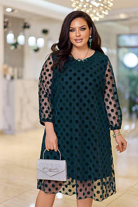 Cвяткова сукня "Інес" великого розміру батал Розміри: 50-52, 54-56, 58-60, фото 1