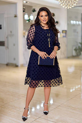 Cвяткова сукня "Інес" великого розміру батал Розміри: 50-52, 54-56, 58-60, фото 2