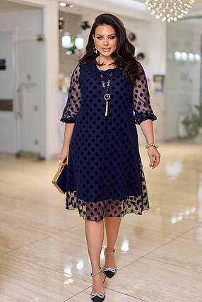 Cвяткова сукня "Інес" великого розміру батал Розміри: 50-52, 54-56, 58-60, фото 3