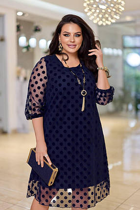 Cвяткова сукня "Інес" великого розміру батал Розміри: 50-52, 54-56, 58-60, фото 1