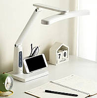 **Настільна LED лампа з акумулятором і 3 режимами світла, USB Type-C, тримач для ручок