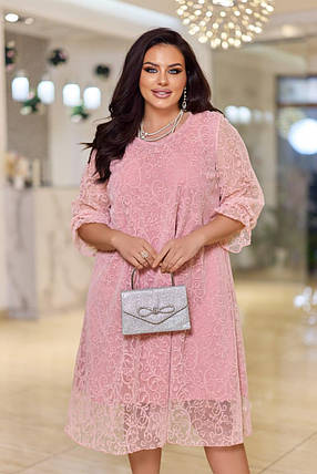 Святкова сукня "Сінді" великого розміру батал Розміри: 50-52, 54-56, 58-60, фото 1