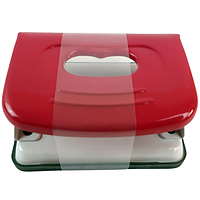 Дырокол на 16 листов DGG металлический корпус, розовый DG-316 KNZ