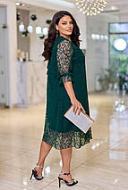 Святкова сукня "Сінді" великого розміру батал Розміри: 50-52, 54-56, 58-60, фото 3