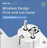 Мережевий подовжувач з USB і Type-C портами (5-в-1), нічник, фото 3