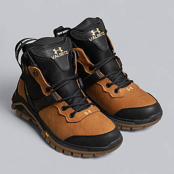 Підліткові зимові шкіряні черевики, кросівки коричневі з натуральної шкіри на хутрі на зиму для хлопчика підлітка, розмір 36-39