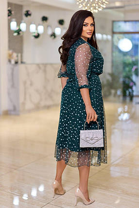 Святкова сукня "Віві" великого розміру батал Розміри: 50-52, 54-56, 58-60, фото 3