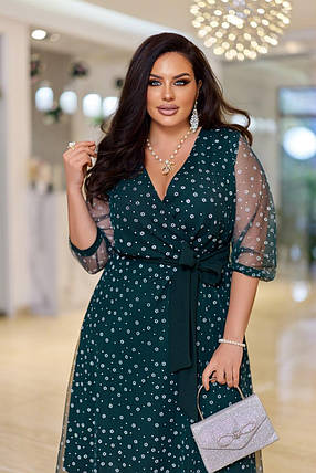 Святкова сукня "Віві" великого розміру батал Розміри: 50-52, 54-56, 58-60, фото 2