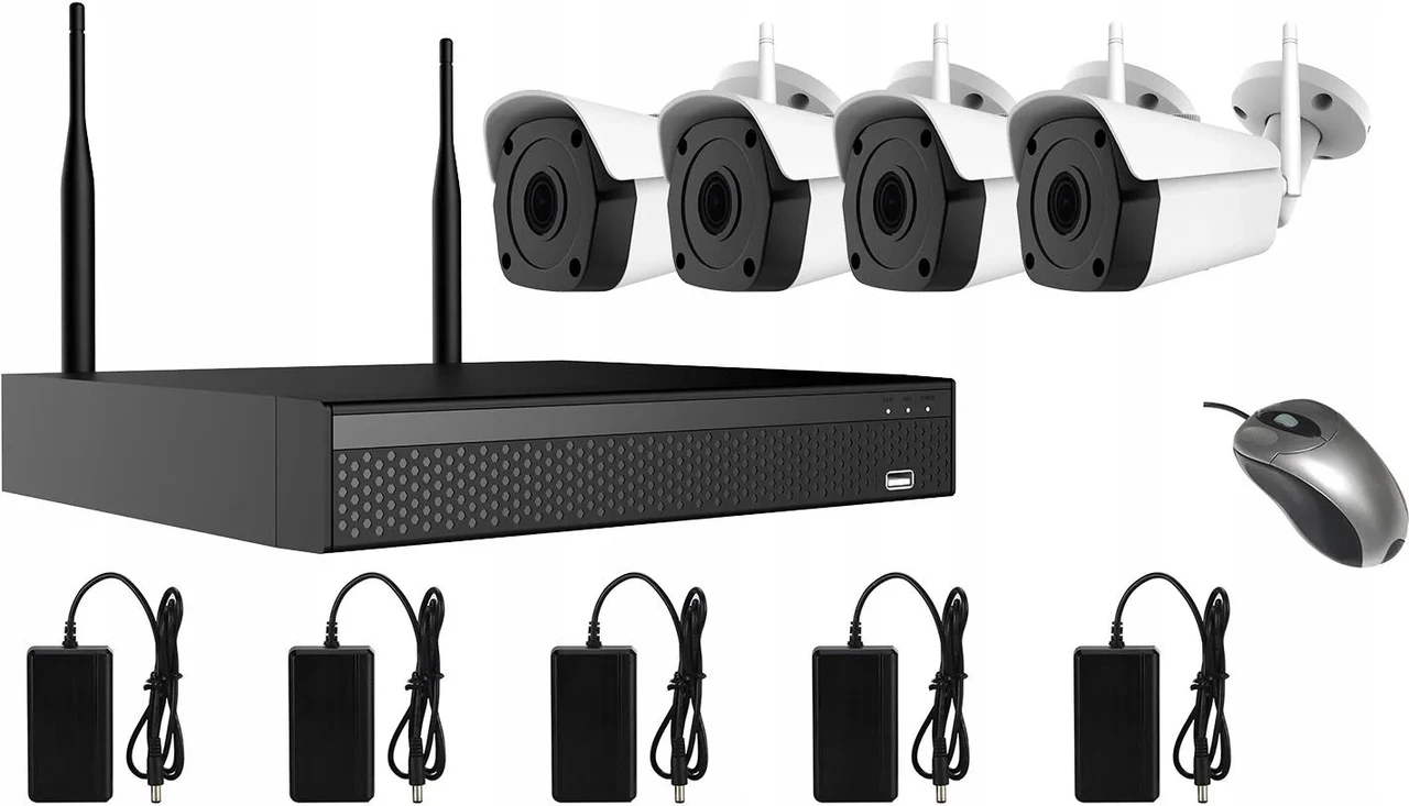 Камера відеоспостереження G-Vision 4X Зовнішня Bezprzewodowa Wifi Zestaw 5Mp, фото 1