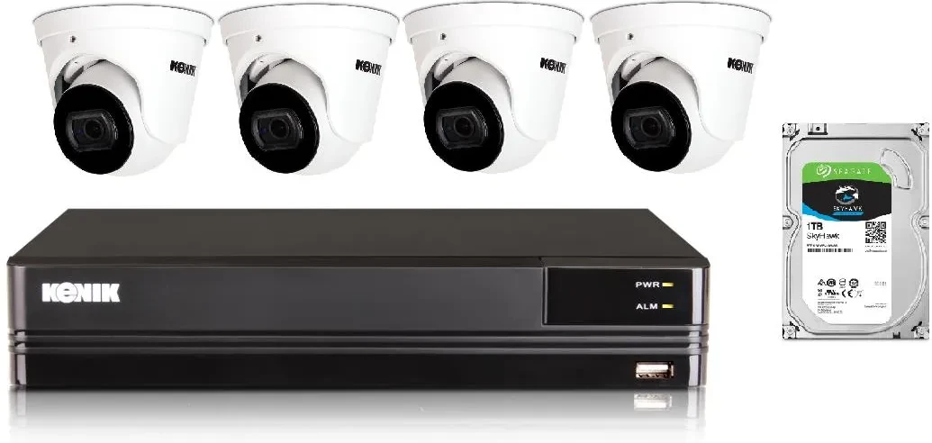 Камера відеоспостереження Kenik Zestaw Monitoringu Ip 5Mpx Domu (Z25951), фото 1