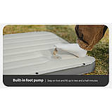 Матрац надувний одинарний Naturehike CNK2450WS035, 95 мм, із вбудованою помпою, коричневий Baumar - Всегда Вовремя, фото 4