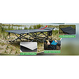 Ліжко складане Naturehike CNK2300WS010, Поліестер Oxford / залізо, чорний Baumar - Всегда Вовремя, фото 6