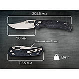 Ніж складаний SRM Retriever 9201-PB, чорний Baumar - Всегда Вовремя, фото 7