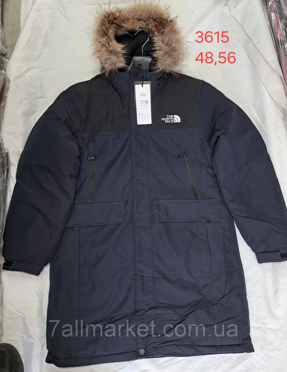 Куртка чоловіча зимова з капюшоном Норт Фейс розміри 48-56 (2кв) "PALMIRA" купити недорого від прямого постачальника