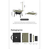 Складаний стіл Naturehike CNK2450JJ025, 60х40 см, алюміній, чорний Baumar - Всегда Вовремя, фото 7