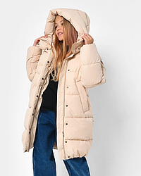 Пуховик дівчинці 8369| на ріст від 116-158р.