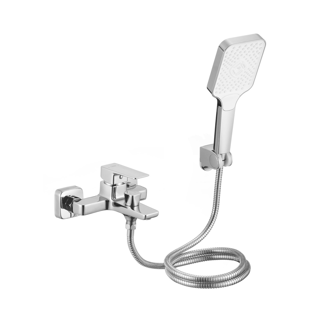 Змішувач латунний для ванни Lidz Orion 006 (з душовим гарнітуром) (k35) LDORI006CRM48093 Chrome Baumar - Час Купувати