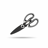 Кухонні ножиці універсальні, з функцією відкривання пляшок та горіхоколом, з нержавіючої сталі