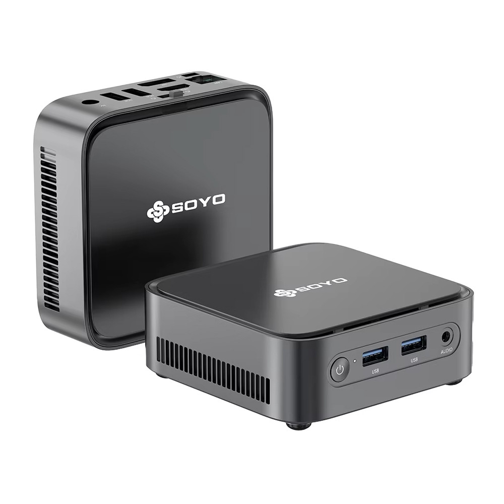 Міні ПК SOYO M4 Plus2 16/512Gb N150, Windows 11 Pro, Wi-Fi, HDMI+DP, безшумне охолодження, фото 1