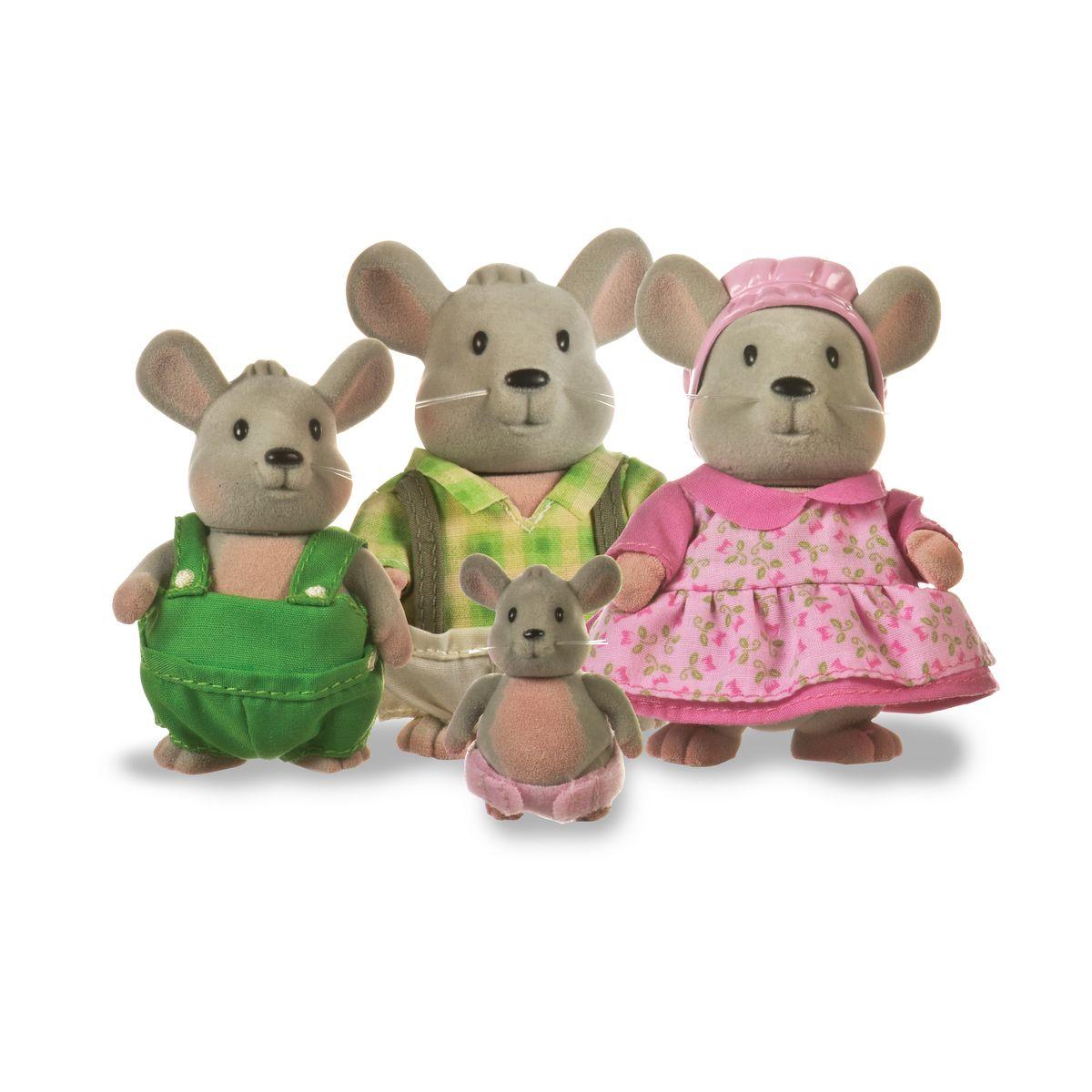 Набір фігурок Li'l Woodzeez Сім'я Мишей Baumar - Завжди Вчасно, фото 1