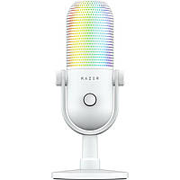 Razer Мікрофон геймінговий Seiren V3 Chroma, Uni, RGB, USB-A, 2м, білий Baumar - Порадуй Себе