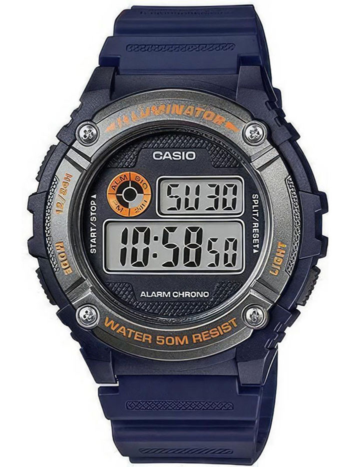 Чоловічі годинники Casio W-216H-2B, фото 1