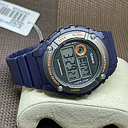 Чоловічі годинники Casio W-216H-2B, фото 5