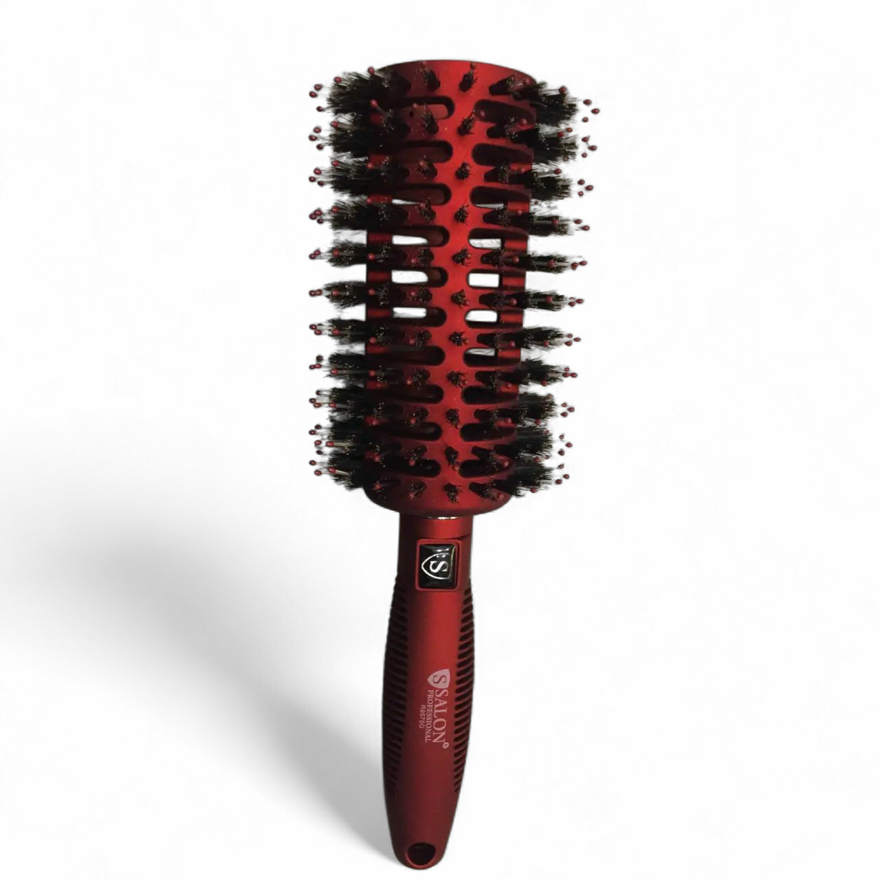 Щітка кругла SALON PROFESSIONAL R9575G з натуральною щетиною та нейлоном. Брашинг для укладання волосся (45 мм)., фото 1