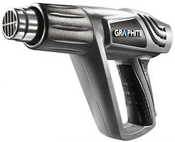 Фен будівельний GRAPHITE  2000Вт 80/600°С 350/550л·хв 0.9кг Baumar - Порадуй Себе