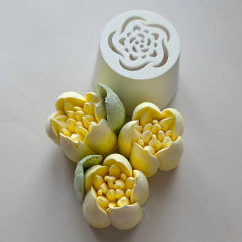 Насадка пластикова для зефіру велика Тюльпан No064 — 5 см