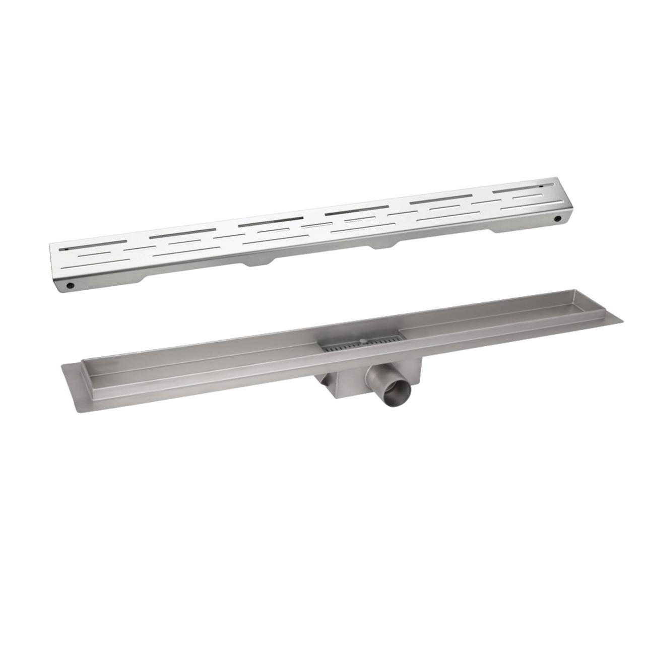 Комплект Qtap Taurus FD700 (NKS) Лінійний трап із нержавіючої сталі із сухим затвором 700 мм Baumar - Завжди Вчасно, фото 1