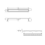 Комплект Qtap Taurus FD700 (NKS) Лінійний трап із нержавіючої сталі із сухим затвором 700 мм Baumar - Завжди Вчасно, фото 2