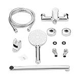 Змішувач латунний для ванни Lidz Astra 005 з поворотним виливом (з душовим гарнітуром) (k35) LDAST005CRM48088 Chrome Baumar -, фото 9