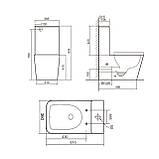 Унітаз підлоговий Qtap Tern Ultra Quiet безобідковий з сидінням Soft-Close QT17226003AW White Baumar - Завжди Вчасно, фото 2
