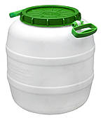Бочка пластикова харчова 25 літрів (Горизонт)