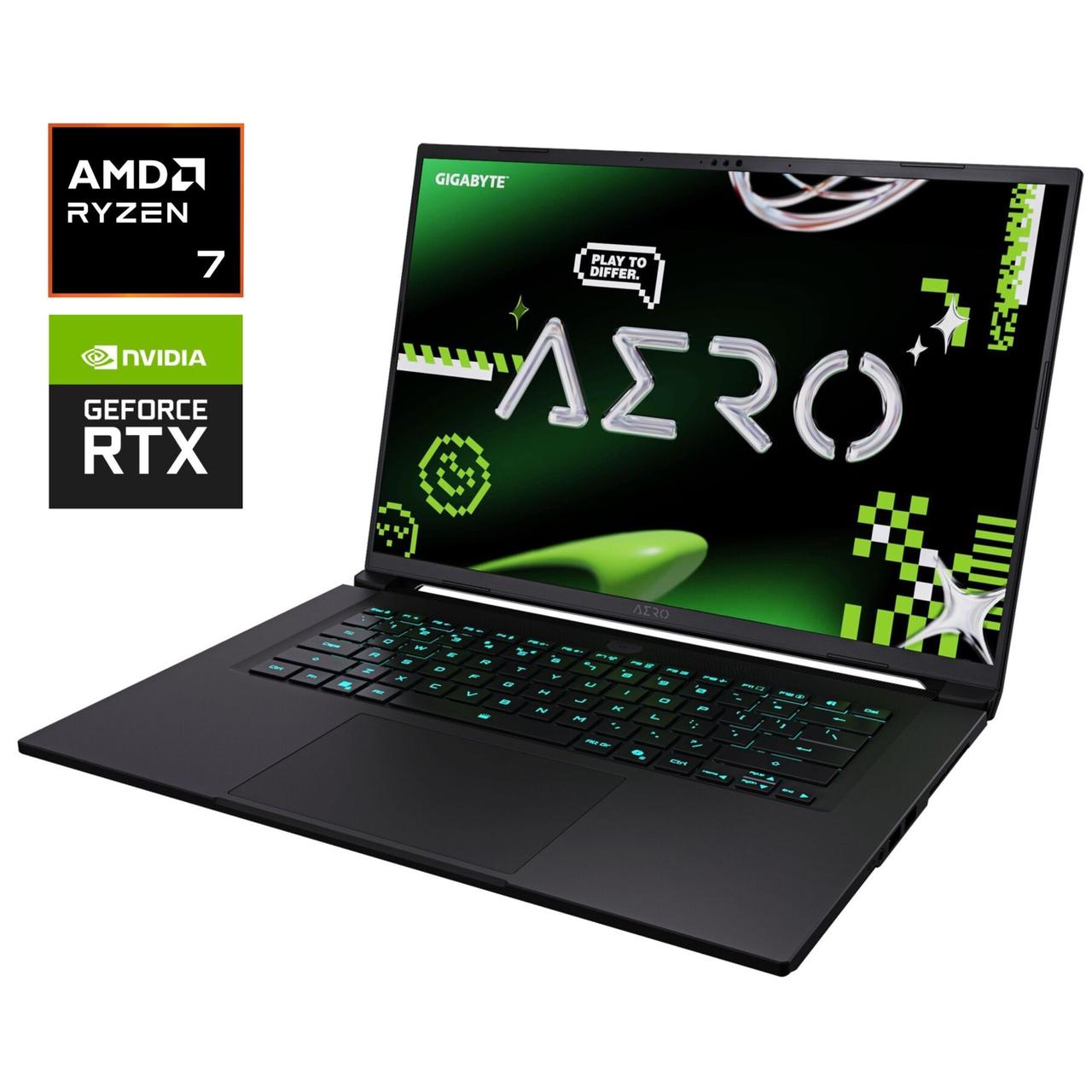 Ігровий ноутбук Gigabyte Aero X16 1WH/ 16" 2560x1600/ Ryzen AI 7 350/ 32GB RAM/ 1000GB SSD NVMe/ RTX 5070 8GB