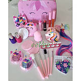 Дитяча косметика для макіяжу і манікюру для дівчаток у рожевій валізці (60857), фото 2