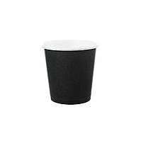 Стакан одношаровий чорний Titan 110мл (50шт.), 84уп./ящ.