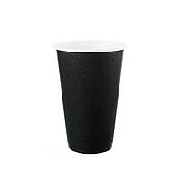 Стакан одношаровий чорний Titan 500мл (35шт.), 20уп./ящ. (кр-91)